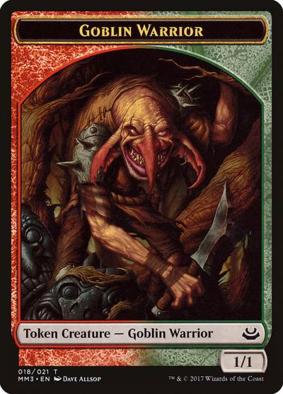Goblin Warrior TMM3-18 Modern Masters 2017 Tokens Magic card