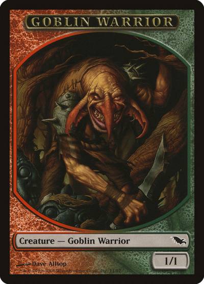 Goblin Warrior TSHM-11 Shadowmoor Tokens Magic card