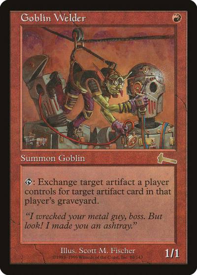 Goblin Welder ULG-80 Urza's Legacy Magic card