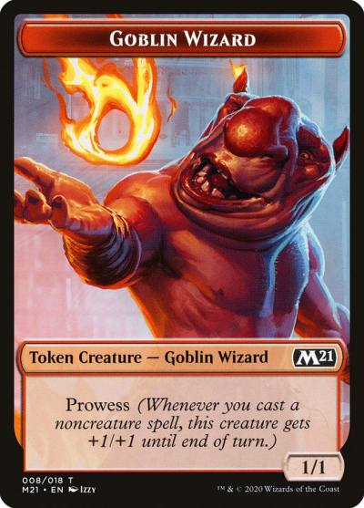Goblin Wizard TM21-8 Core Set 2021 Tokens Magic card