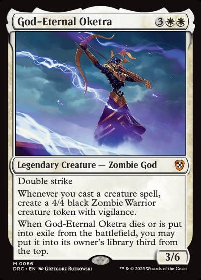God-Eternal Oketra DRC-66 Aetherdrift Commander Magic card
