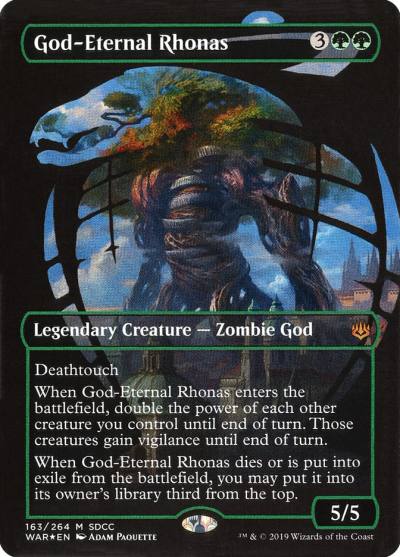 God-Eternal Rhonas PS19-163 San Diego Comic-Con 2019 Magic card