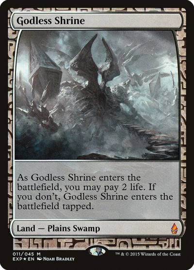 Godless Shrine EXP-11 Zendikar Expeditions Magic card