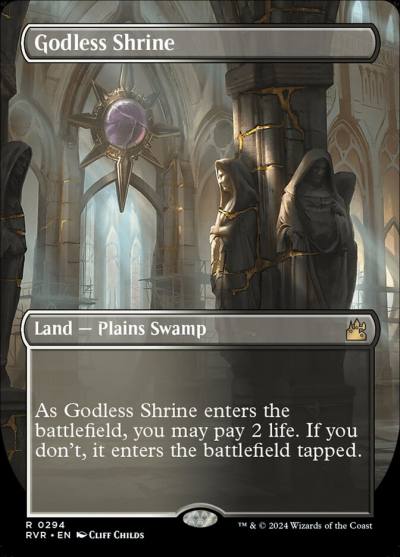 Godless Shrine RVR-294 Ravnica Remastered Magic card