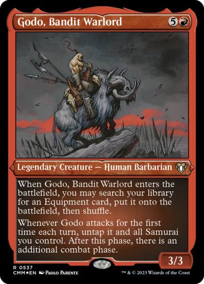 Godo, Bandit Warlord CMM-537 Commander Masters Magic card