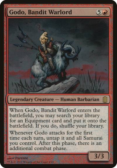 Godo, Bandit Warlord OCM1-4 Commander's Arsenal Oversized Magic card
