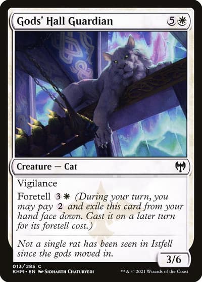 Gods' Hall Guardian 13 Kaldheim Magic card