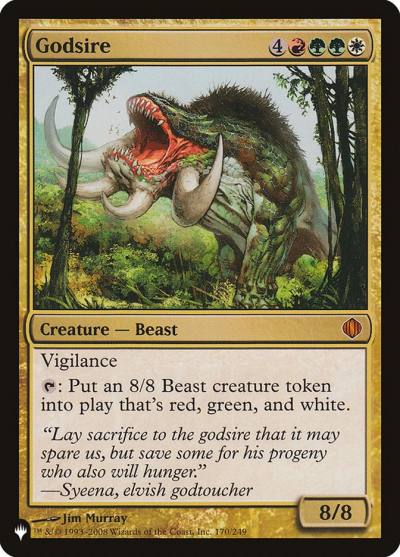 Godsire PLST-ALA-170 The List Magic card