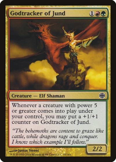 Godtracker of Jund 55 Alara Reborn Magic card