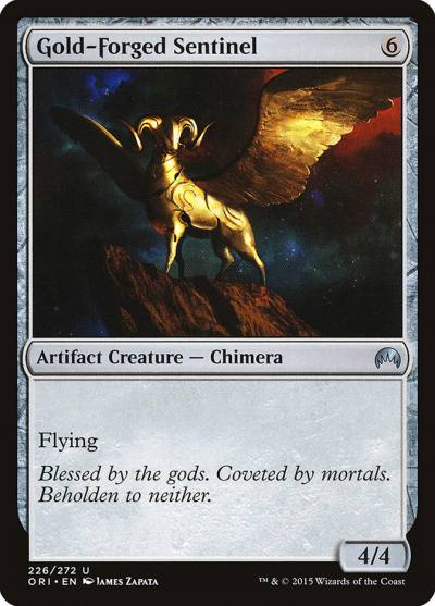 Gold-Forged Sentinel ORI-226 Magic Origins Magic card