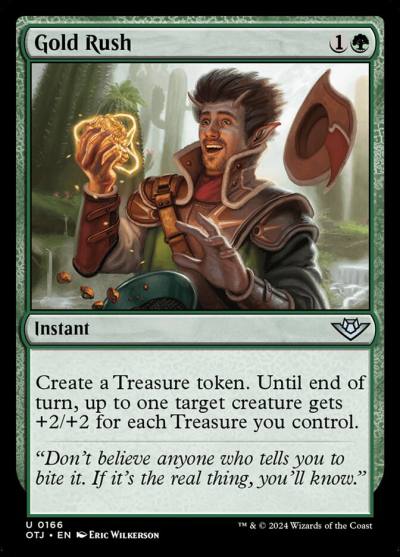 Gold Rush OTJ-166 Outlaws of Thunder Junction Magic card