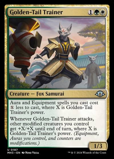 Golden-Tail Trainer 187 Modern Horizons 3 Magic card