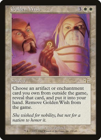 Golden Wish JUD-12 Judgment Magic card