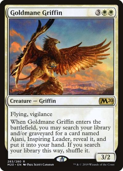 Goldmane Griffin M20-283 Core Set 2020 Magic card