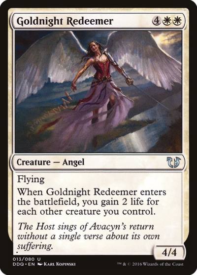 Goldnight Redeemer DDQ-13 Duel Decks: Blessed vs. Cursed Magic card