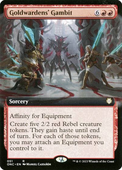 Goldwardens' Gambit ONC-51 Phyrexia: All Will Be One Commander Magic card