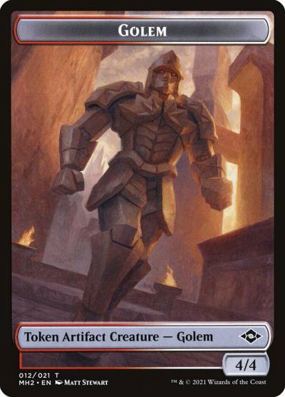 Golem TMH2-12 Modern Horizons 2 Tokens Magic card