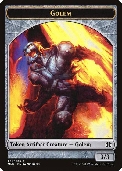 Golem TMM2-15 Modern Masters 2015 Tokens Magic card