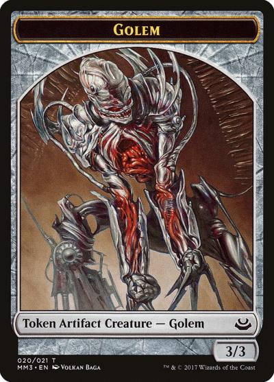 Golem TMM3-20 Modern Masters 2017 Tokens Magic card