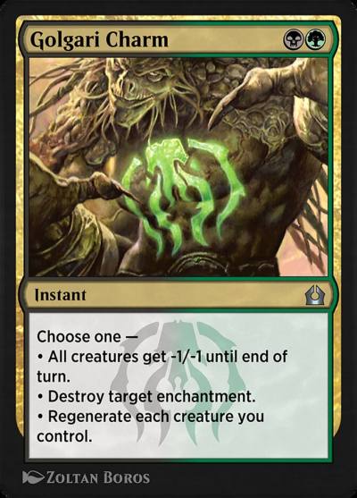 Golgari Charm EA3-9 Explorer Anthology 3 Magic card
