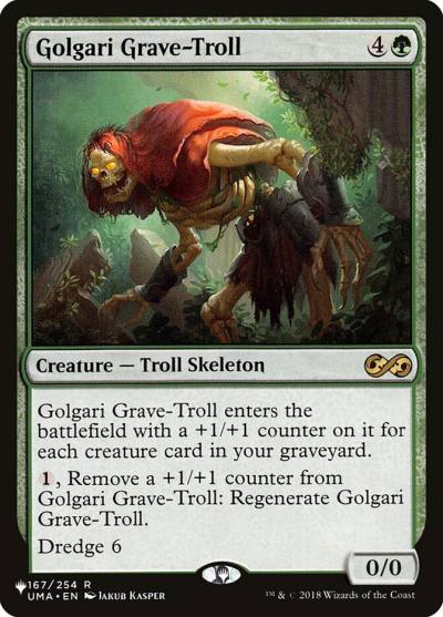Golgari Grave-Troll PLST-UMA-167 The List Magic card