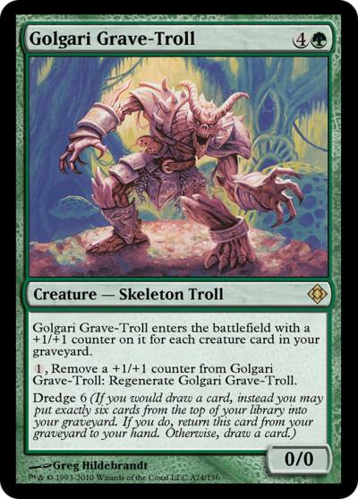 Golgari Grave-Troll TD0-A74 Magic Online Theme Decks Magic card