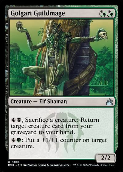 Golgari Guildmage RVR-188 Ravnica Remastered Magic card