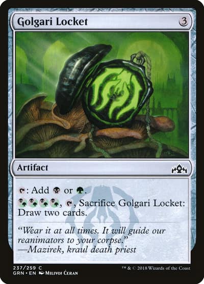 Golgari Locket GRN-237 Guilds of Ravnica Magic card