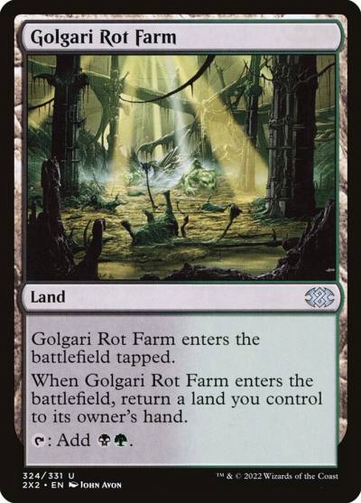 Golgari Rot Farm 2X2-324 Double Masters 2022 Magic card