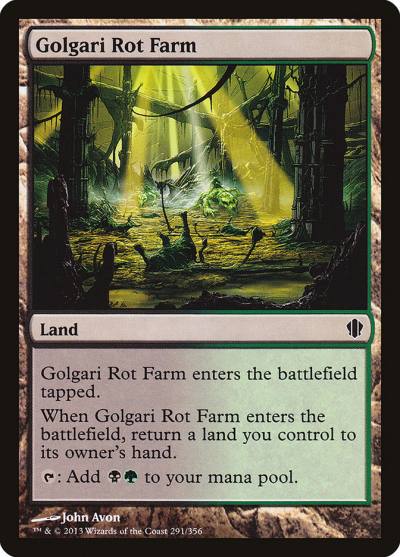 Golgari Rot Farm C13-291 Commander 2013 Magic card