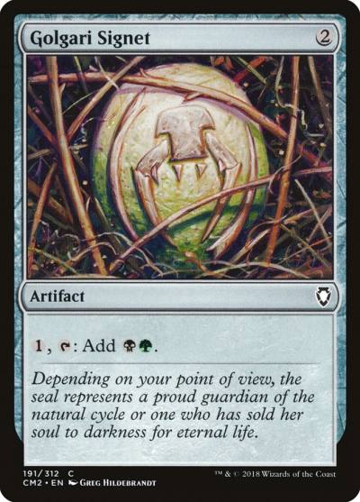 Golgari Signet CM2-191 Commander Anthology Volume II Magic card