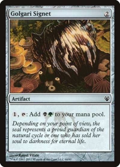 Golgari Signet DDJ-66 Duel Decks: Izzet vs. Golgari Magic card