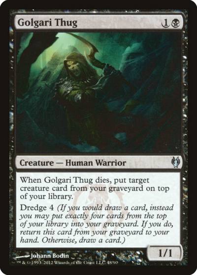 Golgari Thug DDJ-48 Duel Decks: Izzet vs. Golgari Magic card