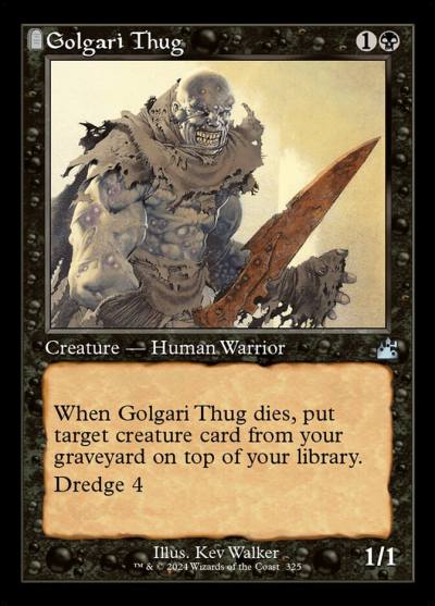 Golgari Thug RVR-325 Ravnica Remastered Magic card