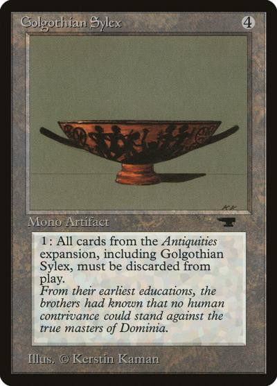 Golgothian Sylex ATQ-51 Antiquities Magic card