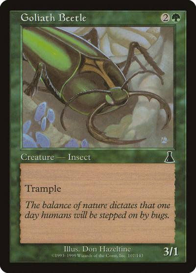 Goliath Beetle 107 Urza's Destiny Magic card
