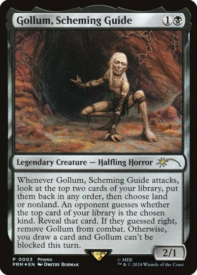 Gollum, Scheming Guide PLTC-3 Tales of Middle-earth Deluxe Commander Kit Magic card