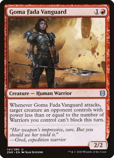 Goma Fada Vanguard ZNR-141 Zendikar Rising Magic card