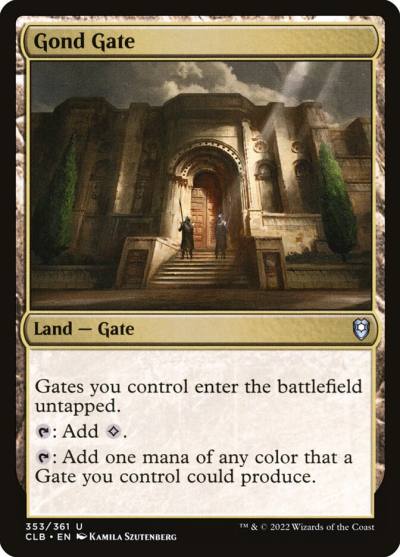 Gond Gate CLB-353 Commander Legends: Battle for Baldur's Gate Magic card
