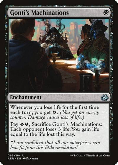 Gonti's Machinations AER-63 Aether Revolt Magic card