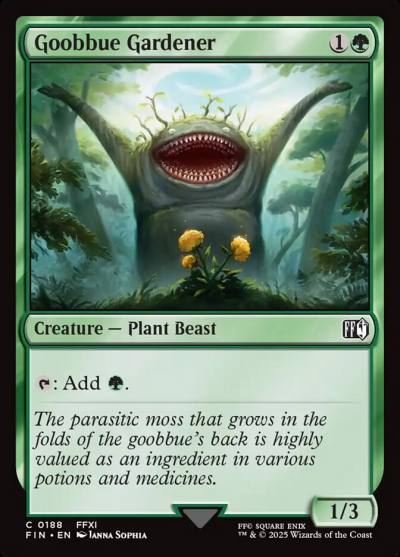 Goobbue Gardener FIN-188 Final Fantasy Magic card