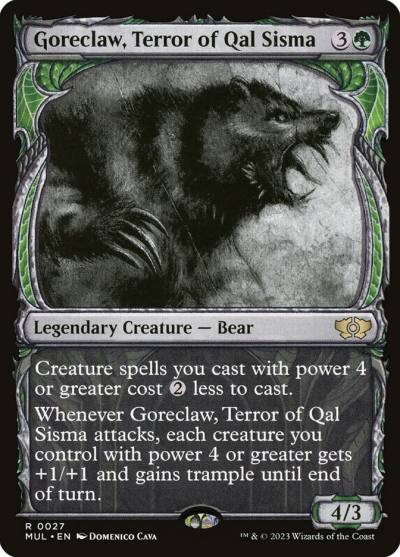 Goreclaw, Terror of Qal Sisma MUL-27 Multiverse Legends Magic card