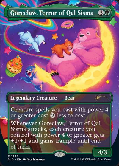 Goreclaw, Terror of Qal Sisma SLD-1229 Secret Lair Drop Magic card
