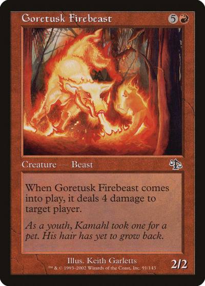Goretusk Firebeast JUD-91 Judgment Magic card