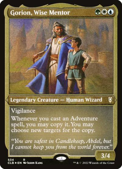 Gorion, Wise Mentor CLB-534 Commander Legends: Battle for Baldur's Gate Magic card