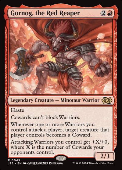 Gornog, the Red Reaper J25-49 Foundations Jumpstart Magic card
