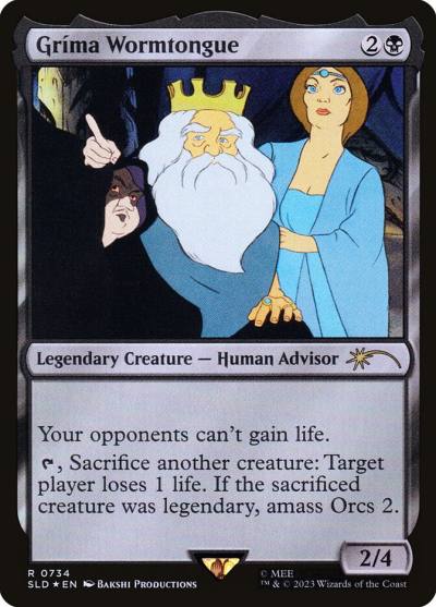 Gríma Wormtongue SLD-734 Secret Lair Drop Magic card