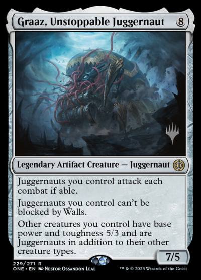 Graaz, Unstoppable Juggernaut PONE-229P Phyrexia: All Will Be One Promos Magic card