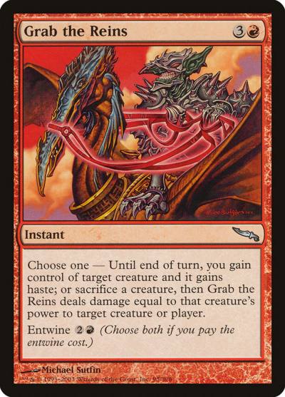 Grab the Reins MRD-95 Mirrodin Magic card