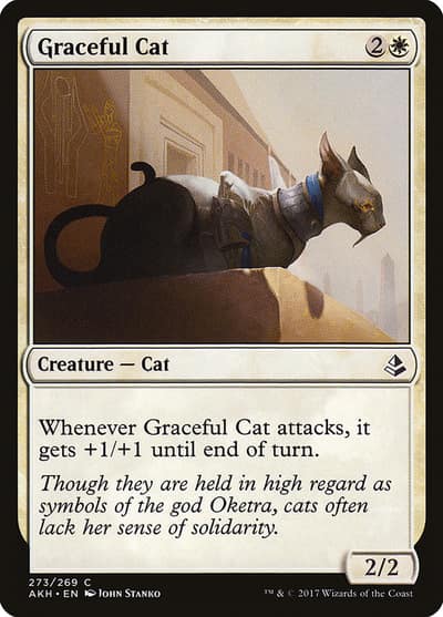 Graceful Cat 273 Amonkhet Magic card